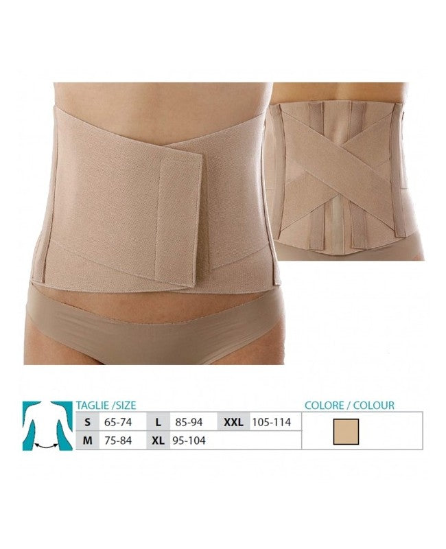 Criss-Cross Lumbo sacral support with a high cotton percentage Orione