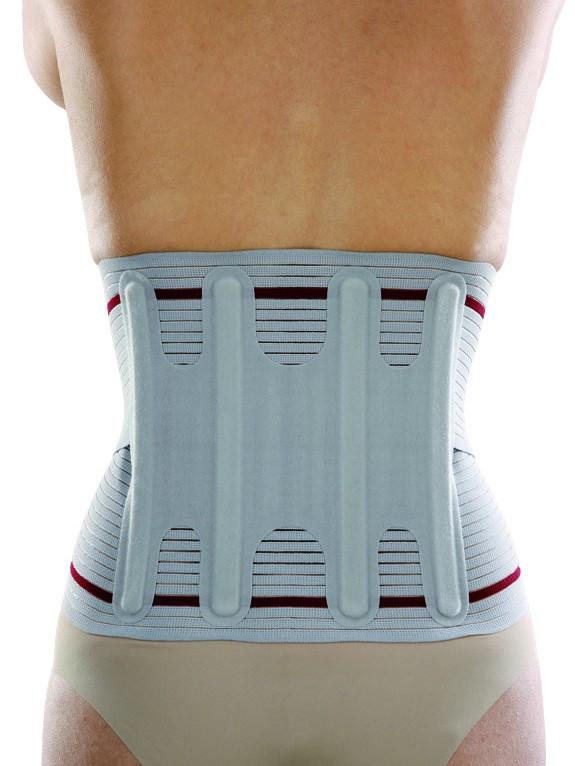 Lumbosacral support with elastic and transpirant fabric Orione