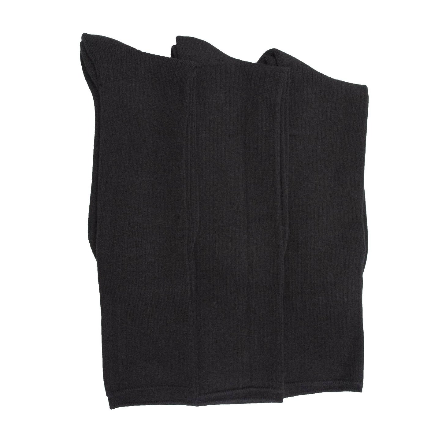 Diabetic Men's Socks Cotton Crew Cushioned 3 Pair Pack