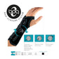 Wrist Support With Palmar Splint - Art.244 Orione Boa System