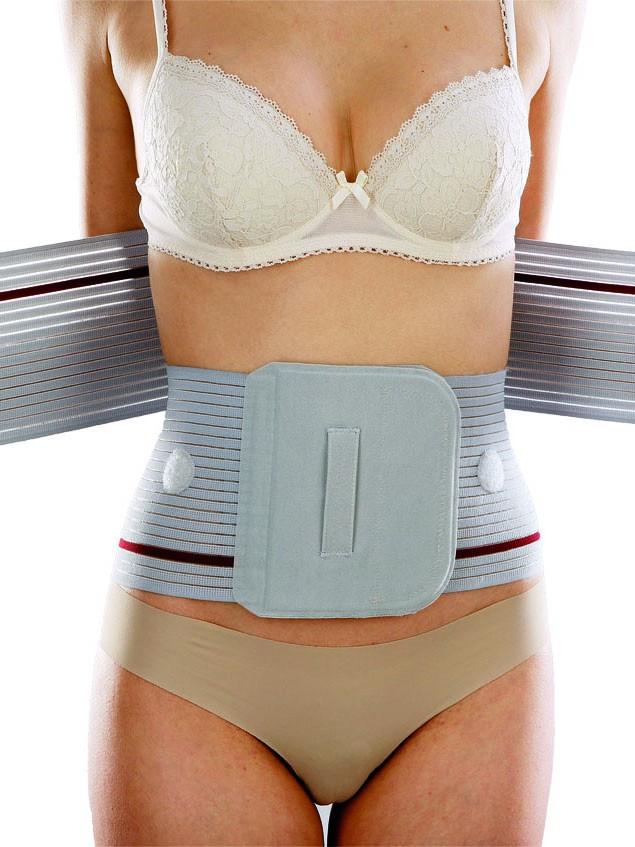 Lumbosacral support with elastic and transpirant fabric Orione