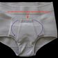 INGUINAL HERNIA SPORT BRIEF - PANT  High Height Orione Ref.316