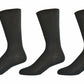 Diabetic True Rib Combed Cotton Crew Socks